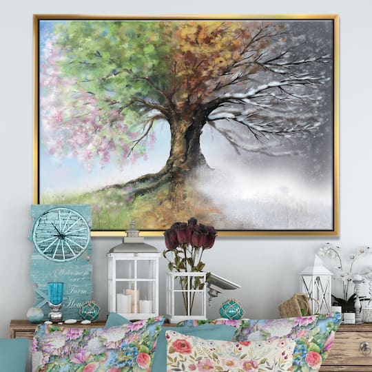 Designart - Tree with Four Seasons